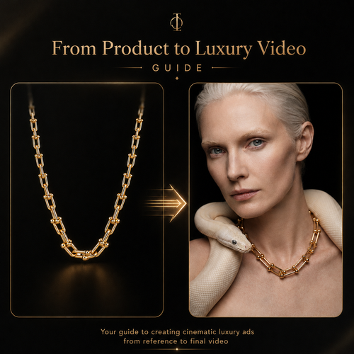 The White Serpent Google Flow Luxury Product Video Playbook digital guide cover